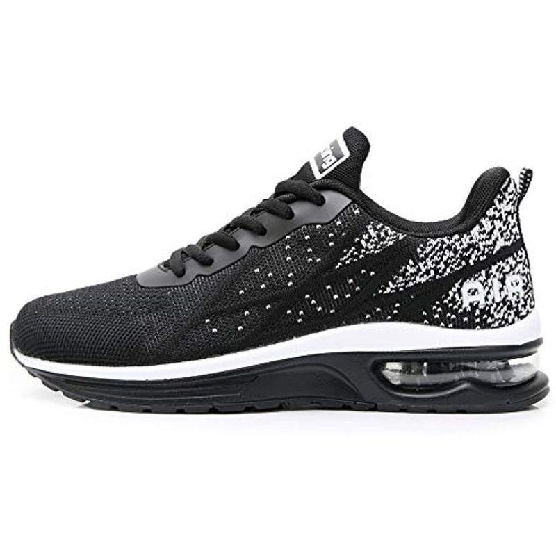 AMAXM Women Air Running Sneakers Athletic Walking Shoes Breathable Tennis for Jogging Gym Sport(US5.5-10 B(M) Black01