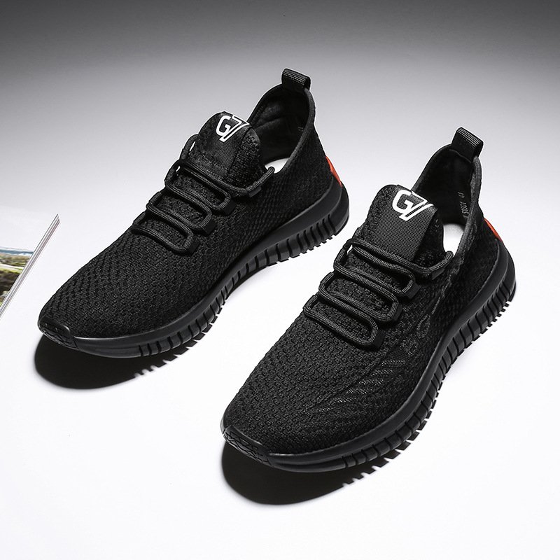 Spring and summer sports shoes 2021 trendy flying woven men's shoes fashion sports casual shoes coconut shoes men's