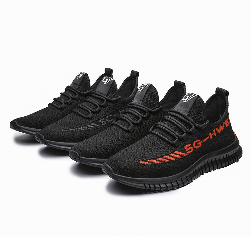 Spring and summer sports shoes 2021 trendy flying woven men's shoes fashion sports casual shoes coconut shoes men's