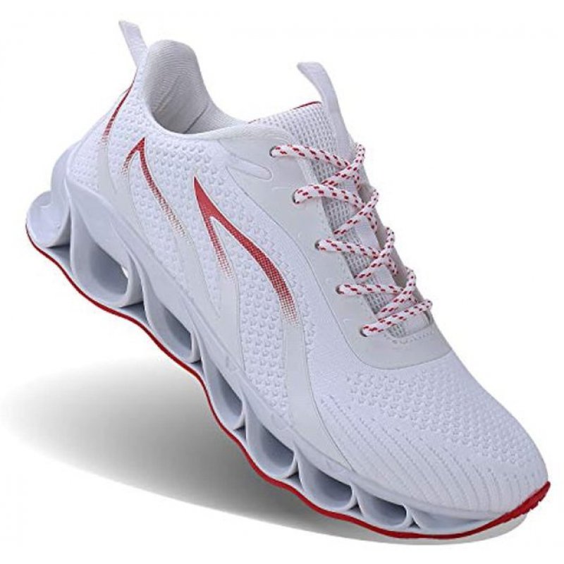 UMYOGO Mens Athletic Walking Blade Running Tennis Shoes Fashion Sneakers 2white